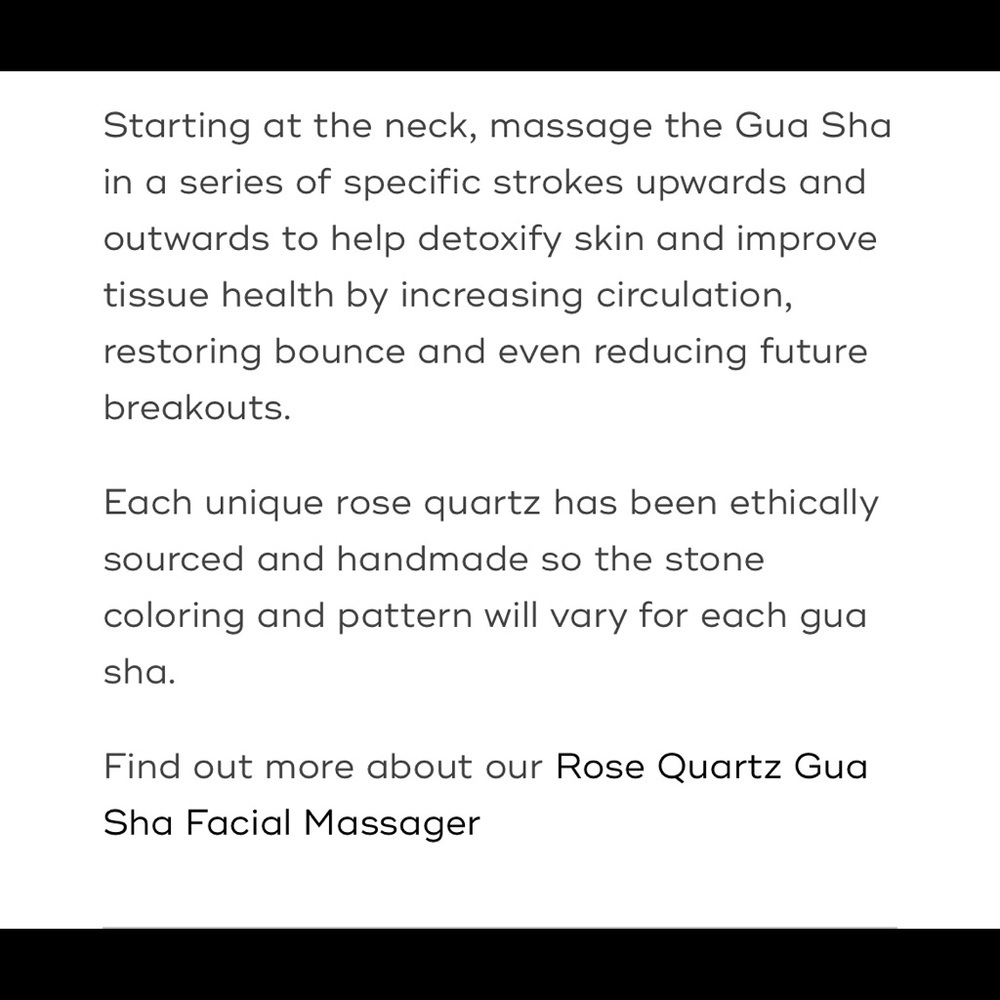 🌹ACEOLOGY ROSE QUARTZ GUA SHA FACIAL MASSAGER - Picture 7 of 8